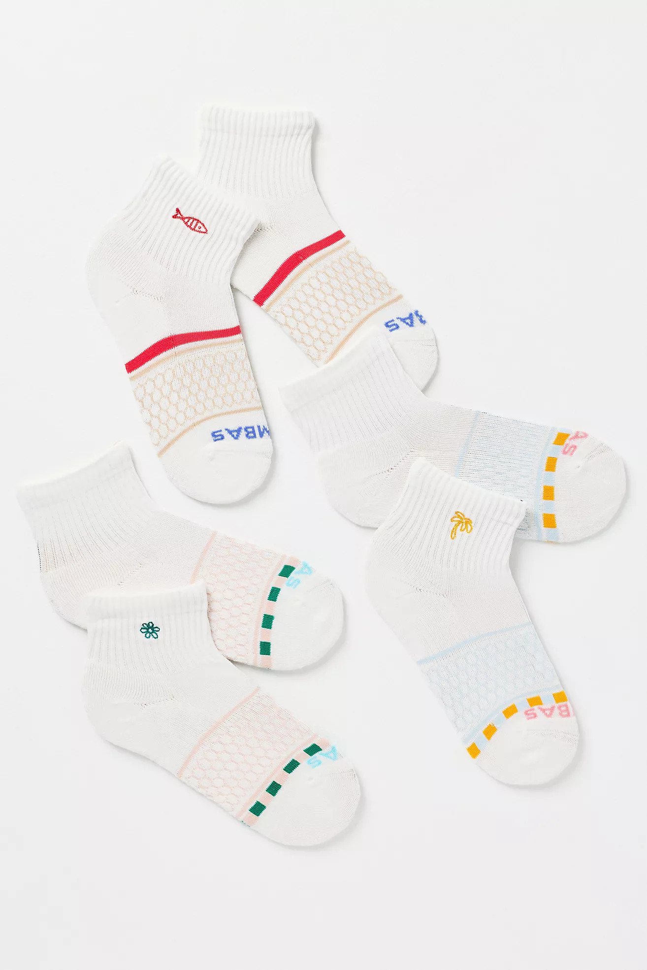 Bombas Icon Quarter Socks, Set of 3 | Anthropologie (US)