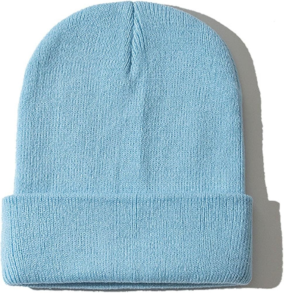 Rosoz Beanie for Men Women Cuffed Knit Hat Winter Beanies Skull Cap Unisex | Amazon (US)