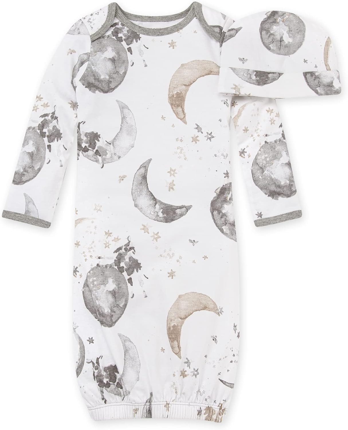 Burt's Bees Baby Baby Sleeper Gown & Hat Set | Amazon (US)