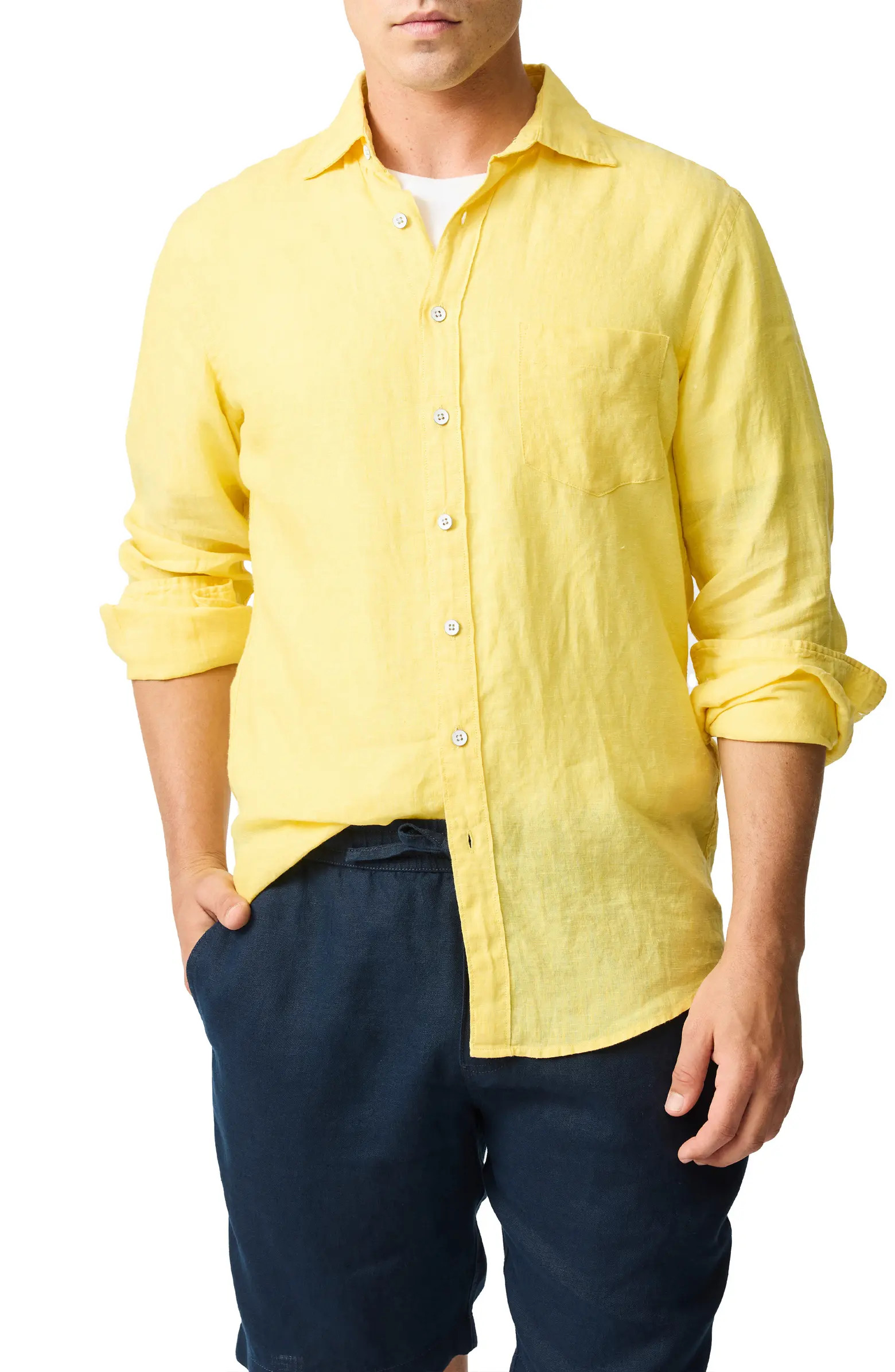 Coromandel Button-Up Linen Shirt | Nordstrom
