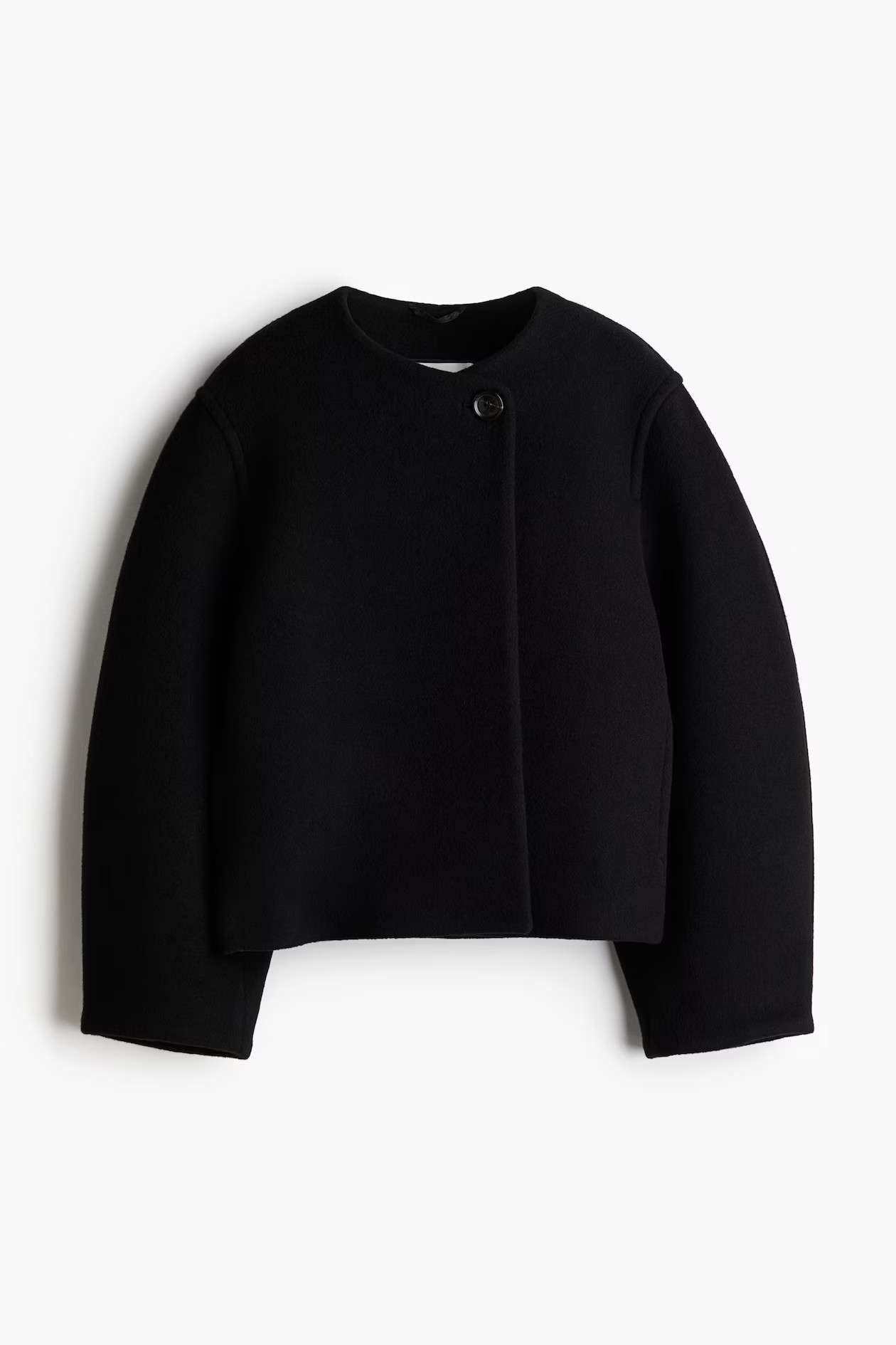 Chaqueta en mezcla de lana - Negro - MUJER | H&M ES | H&M (FR, IT, ES, PT, BE)