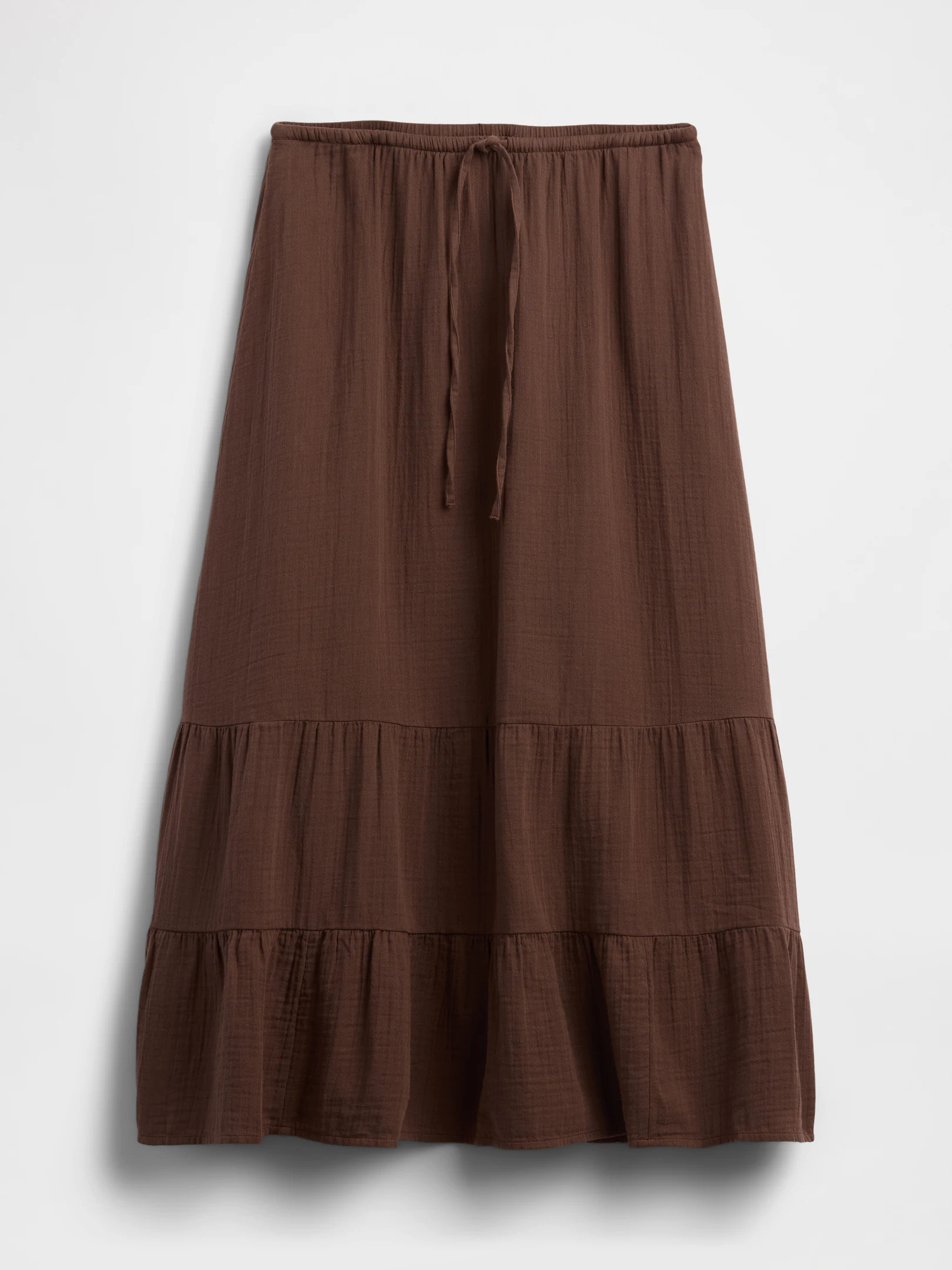 Cotton Gauze Tiered Easy Maxi Skirt | Gap (US)