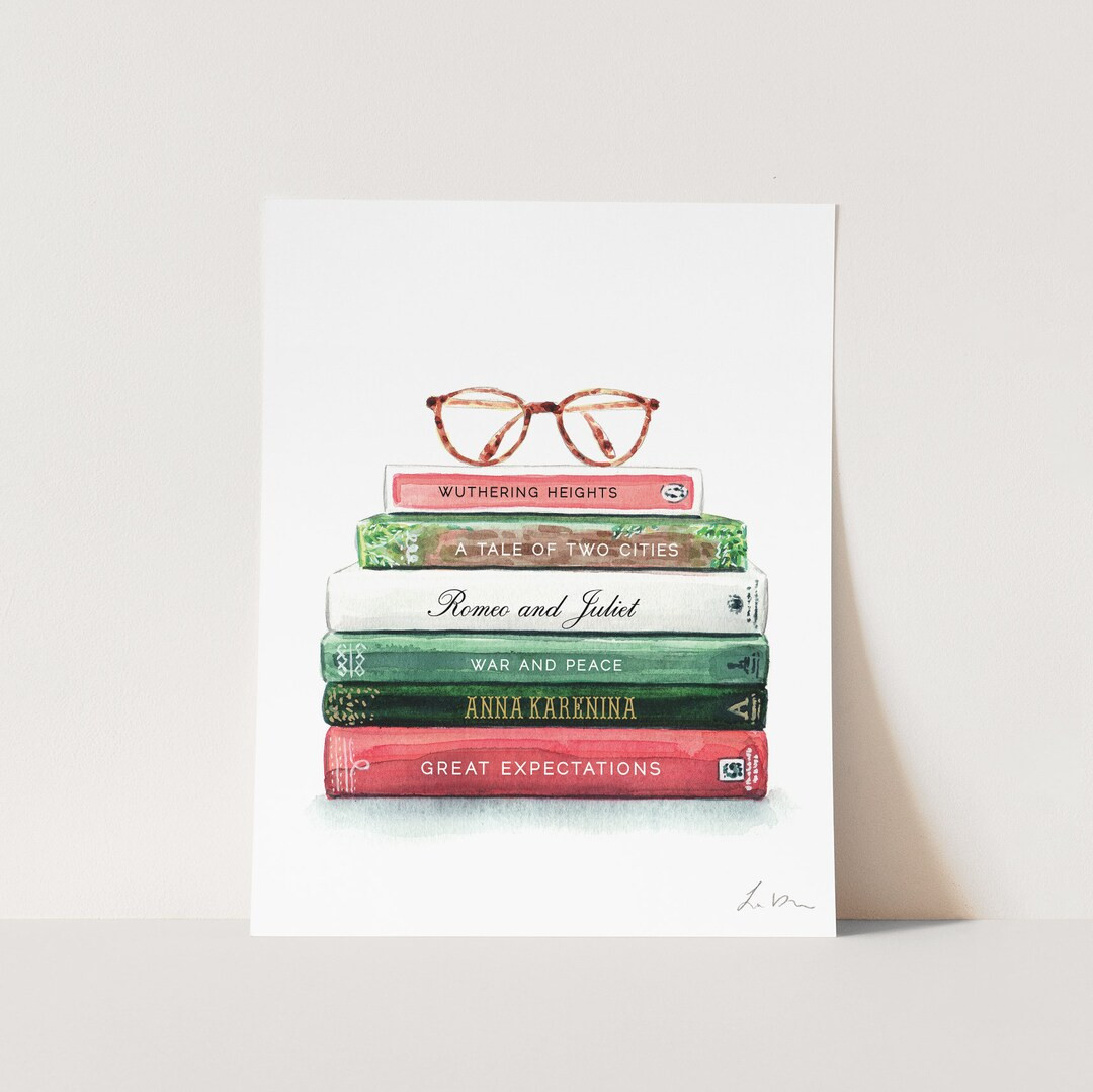 Custom Book Art Favorite Books Collection No. 1 Customizable - Etsy | Etsy (US)