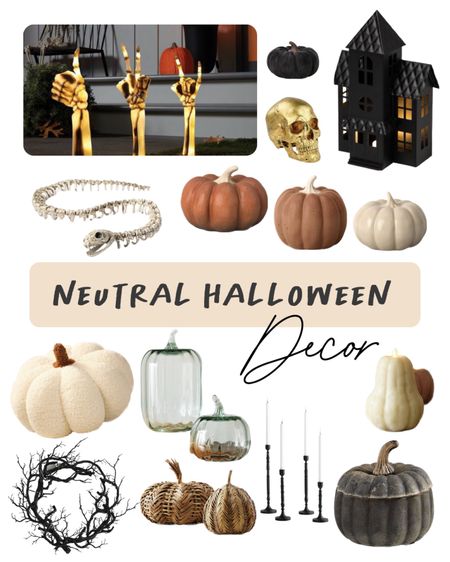 A few of my favorite Halloween neutrals for the not so spooky fans! 

#LTKhome #LTKHalloween #LTKSeasonal