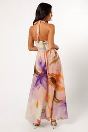 Marie Halterneck Maxi Dress - Multi | Petal & Pup (US)