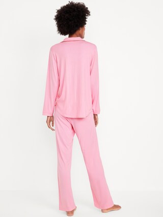 Knit Jersey Pajama Pant Set | Old Navy | Old Navy (US)