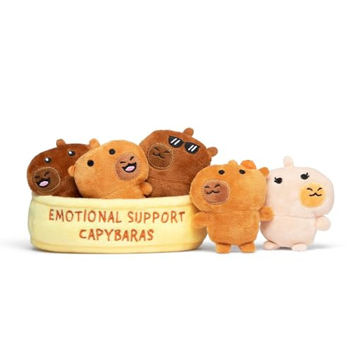 Emotional Support Capybaras, Cuddly Stuffed Animals by Relatable | Amazon (US)
