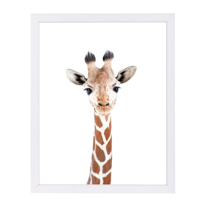 Sisi and Seb 'Baby Giraffe' Photograph on Canvas | Wayfair North America