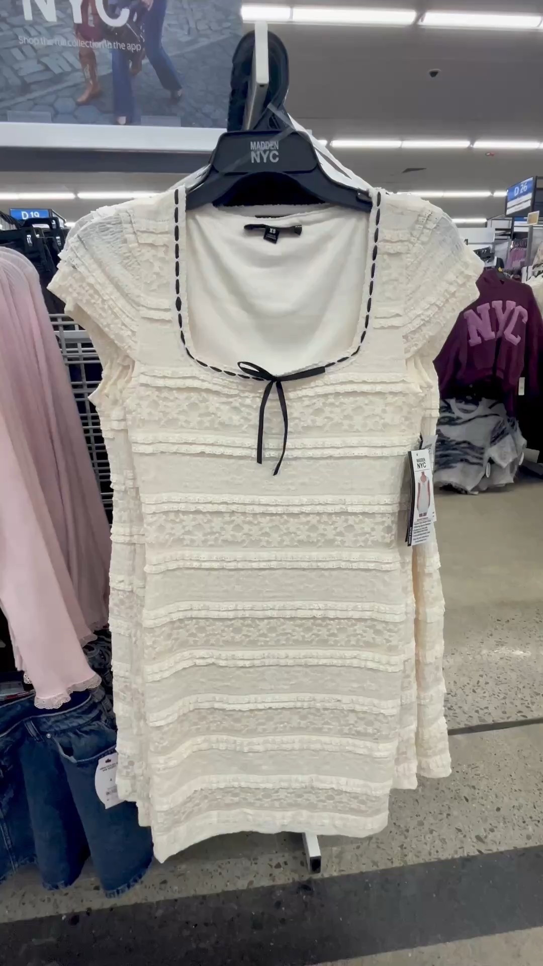 Affordable white lace mini dress for the bride to be. Under $20 at Walmart.

Bachelorette party dress, bridal shower dress. 

#LTKWedding #LTKSeasonal