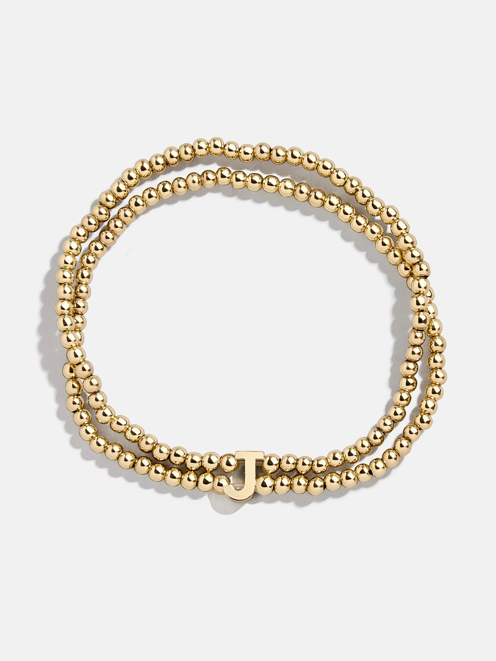 Ivy Initial Pisa Bracelet - Gold | BaubleBar