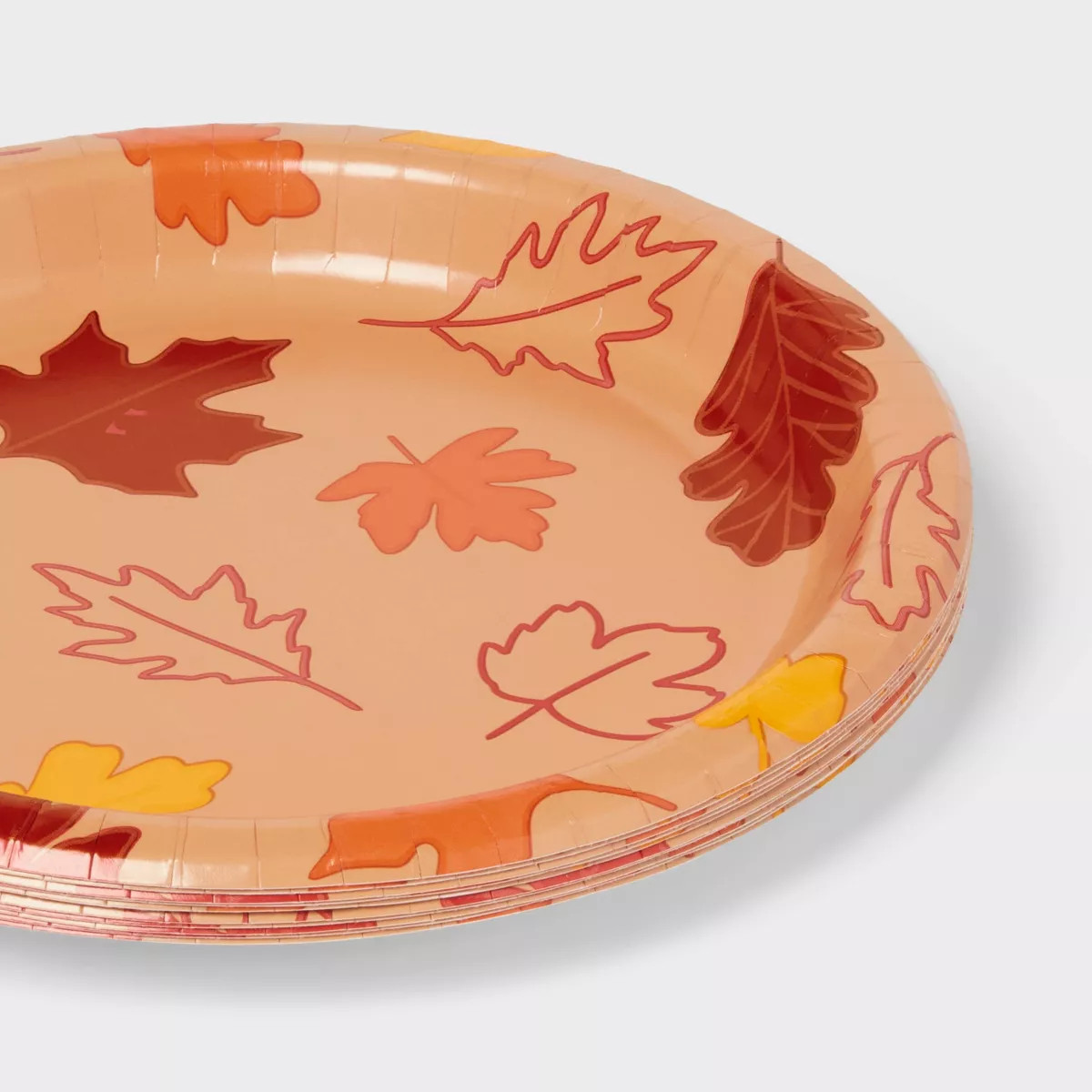 Thanksgiving 10ct Leaf Dinner Plates - Spritz™ | Target