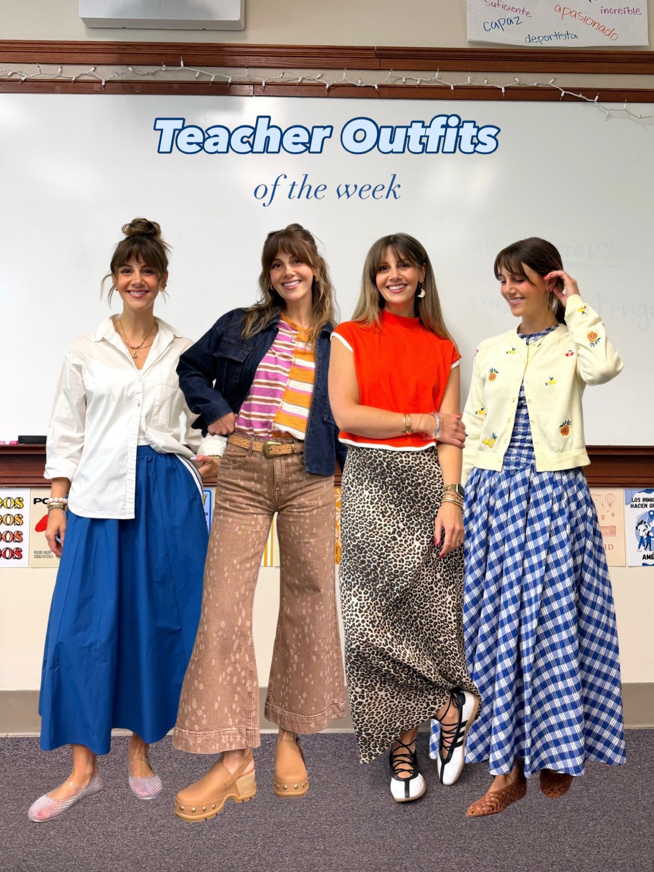 this week’s fits! lmk your fave day👇🏼 

🍉🧺🍓👟🦌🌀🐆🍊 

#teacherootd #teacheroutfit #whattheteacherwore #trendyteacher #colorfulstyle