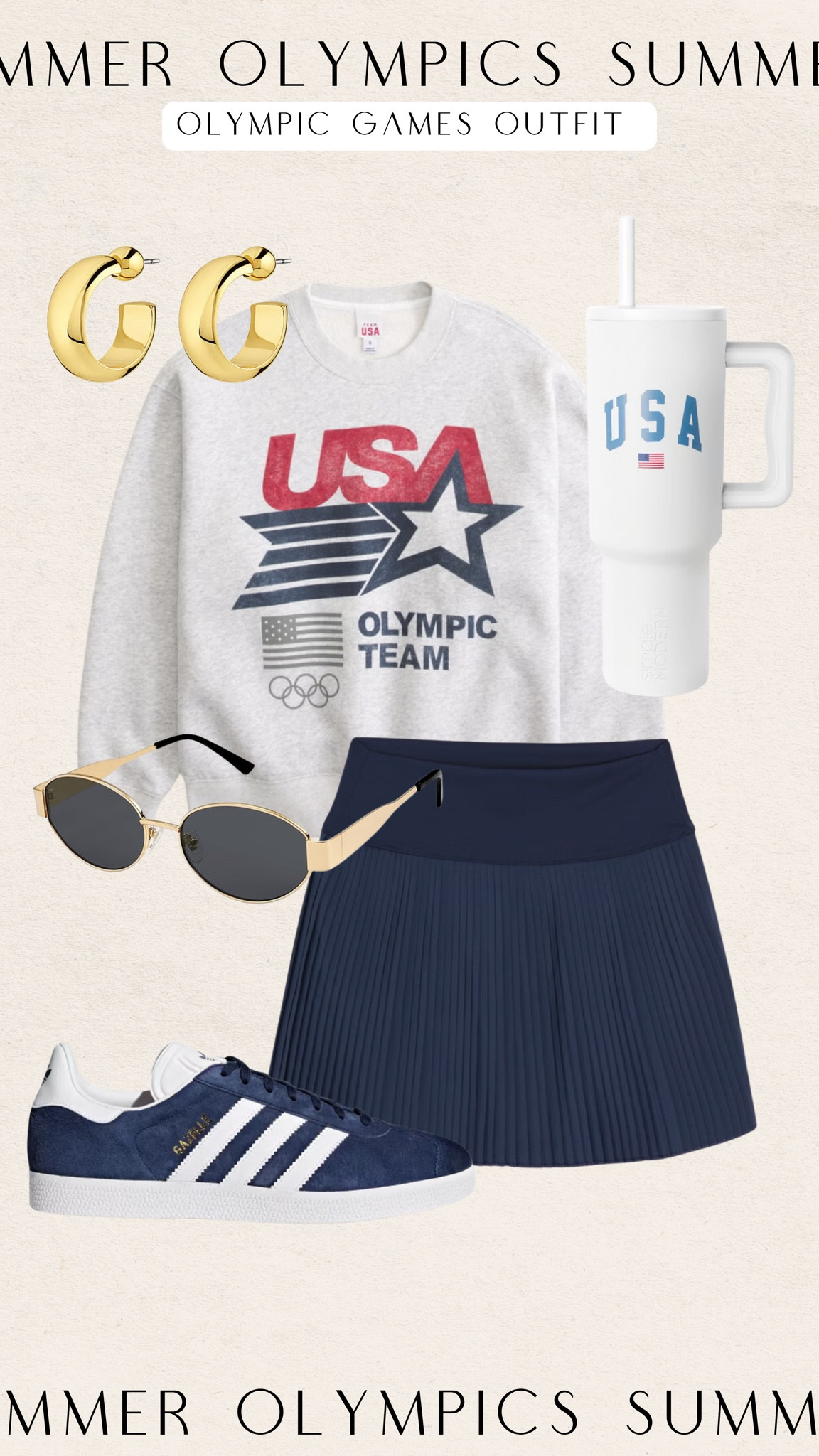 Summer Olympics - outfit inspo - USA outfit 

#LTKStyleTip #LTKSeasonal