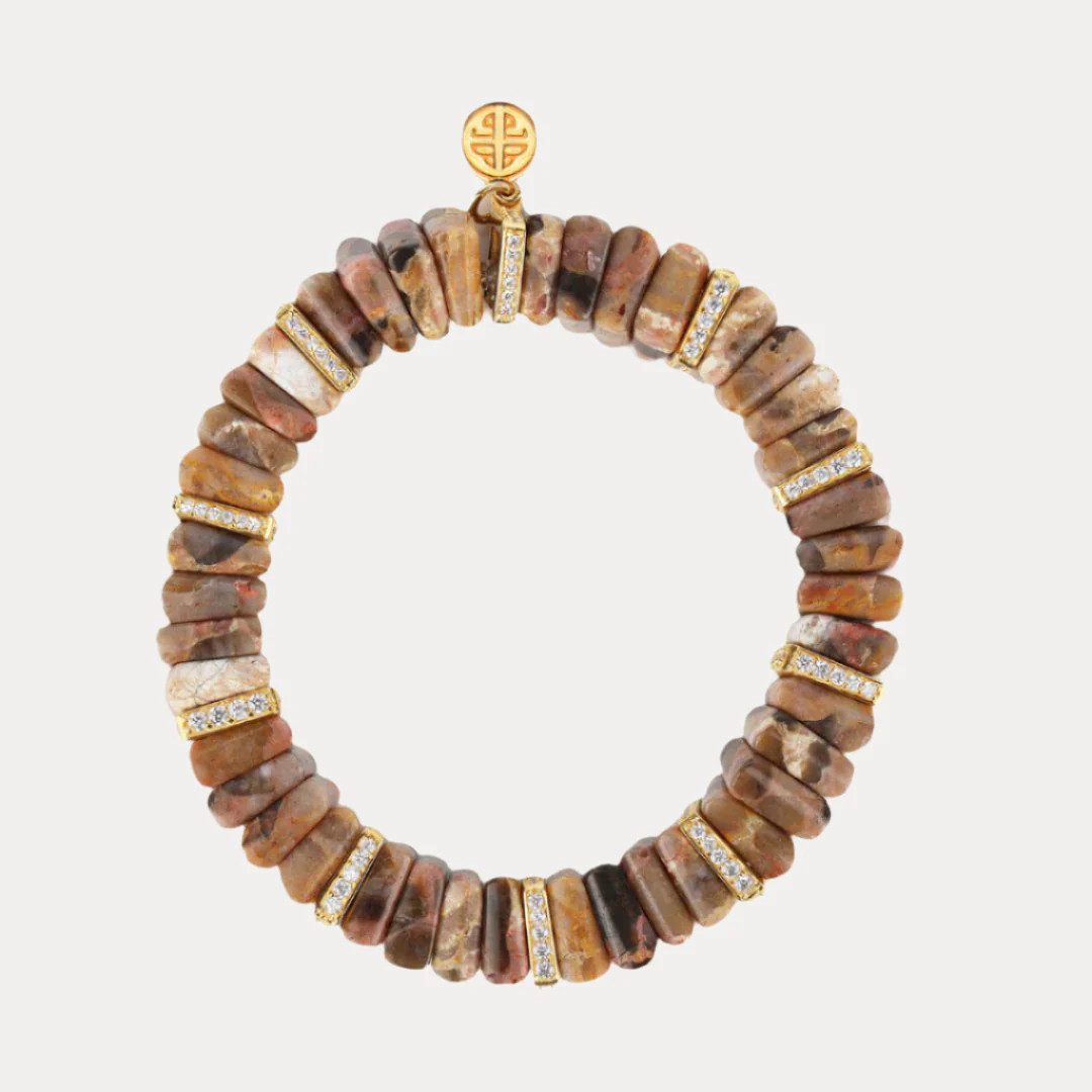Tablet Bracelet - Picture Jasper | BuDhaGirl