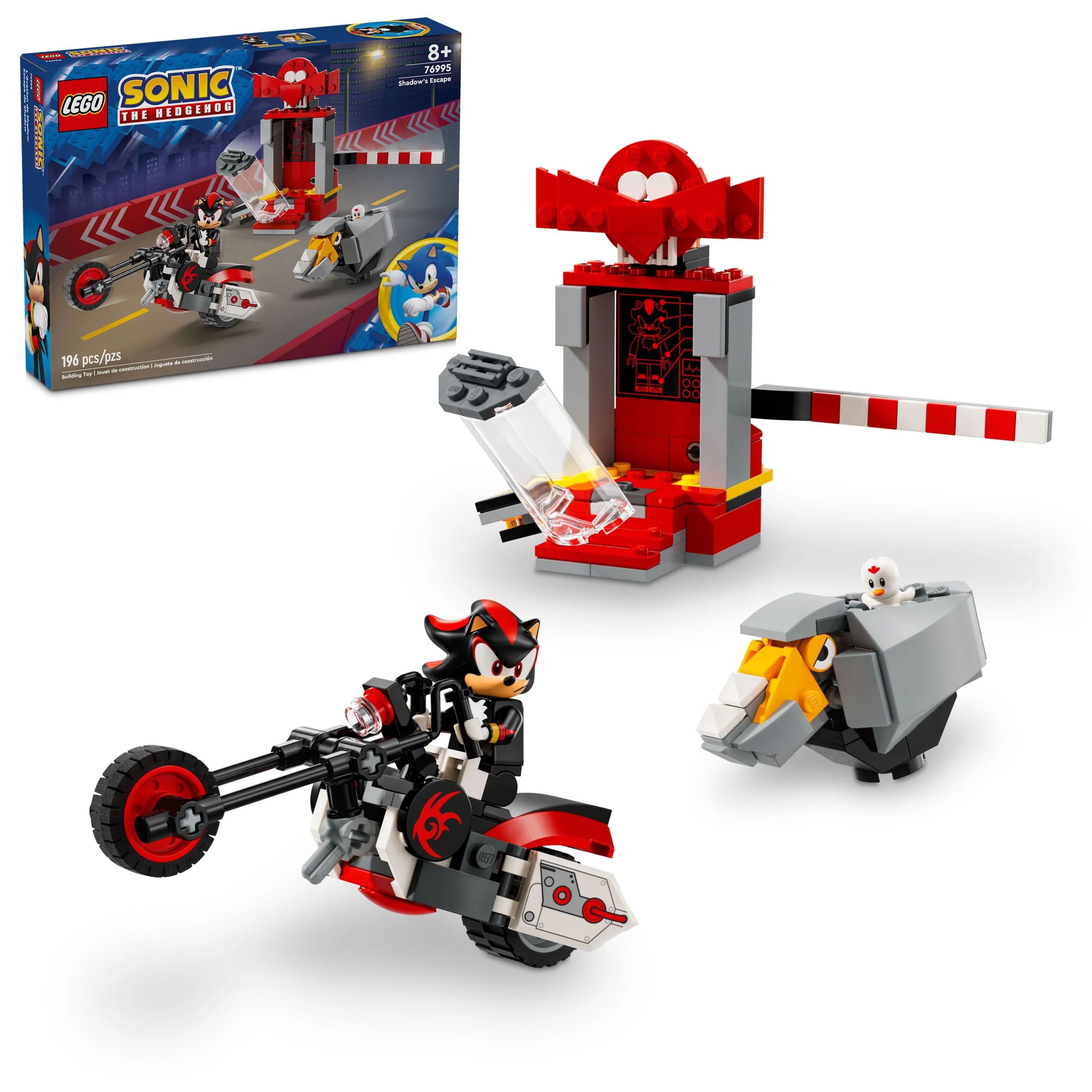 LEGO Sonic the Hedgehog Shadow the Hedgehog Escape Building Set, Gift for Gamers 76995 | Walmart (US)