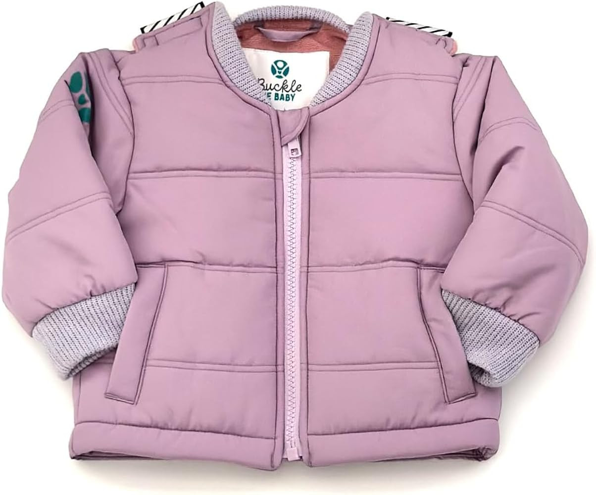 Buckle Me Baby Car Seat Winter Jacket/Coat for newborn, toddler girls & boys, as seen on Shark Ta... | Amazon (US)