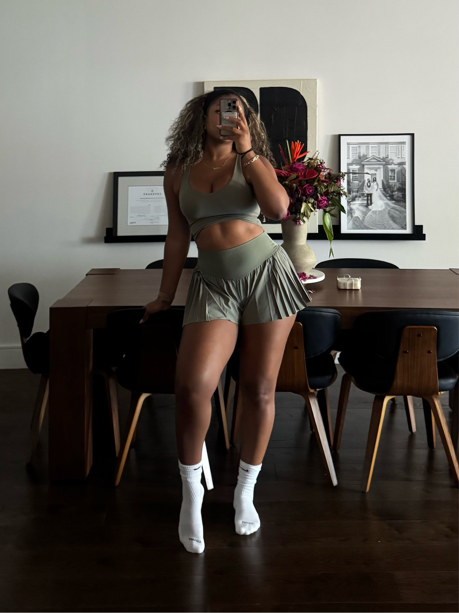 today’s tennis + running outfit! Medium top + XL bottom 

#LTKStyleTip #LTKMidsize #LTKActive