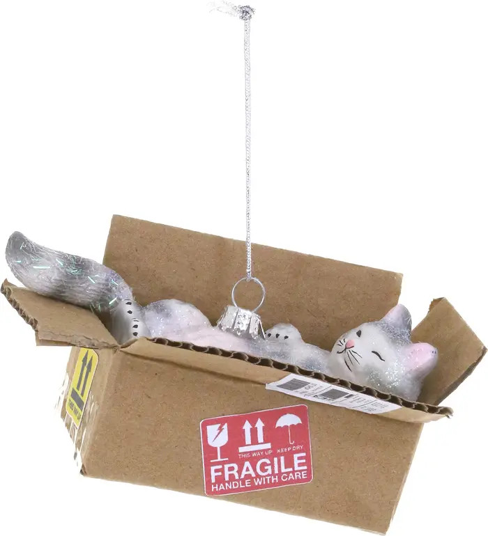 Cody Foster & Co. Best Cat Toy Glass Ornament | Nordstrom | Nordstrom