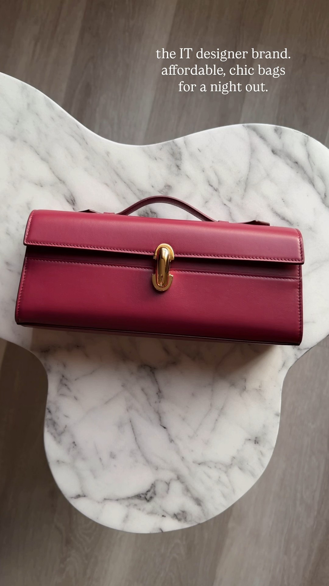 This bag designer brand is the IT brand to know. The designs are minimal, sleek and chic. One day only, grab it on sale. The perfect bag for a night out and for all your holiday parties. Would make a stylish gift for the fashion lover. Use code: FWRD20 for 20% off. 

Small designer bag, holiday outfit, night out, gift for her, gift ideas for her, sale, The Stylizt 



#LTKSaleAlert #LTKHoliday #LTKGiftGuide