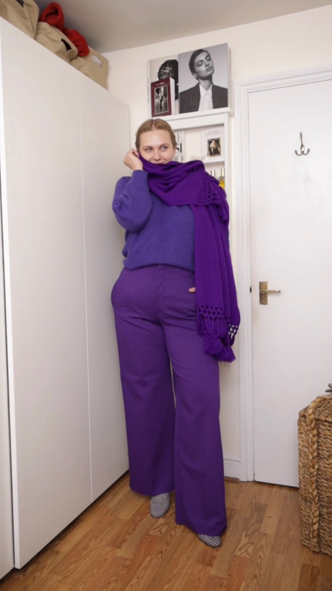 all-purple monochrome outfit for Fall! 💜

#LTKcurves #LTKautumn #LTKuk