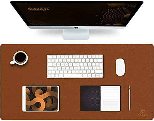 Amazon.com : K KNODEL Desk Mat, Mouse Pad, Desk Pad, Waterproof Desk Mat for Desktop, Leather Des... | Amazon (US)