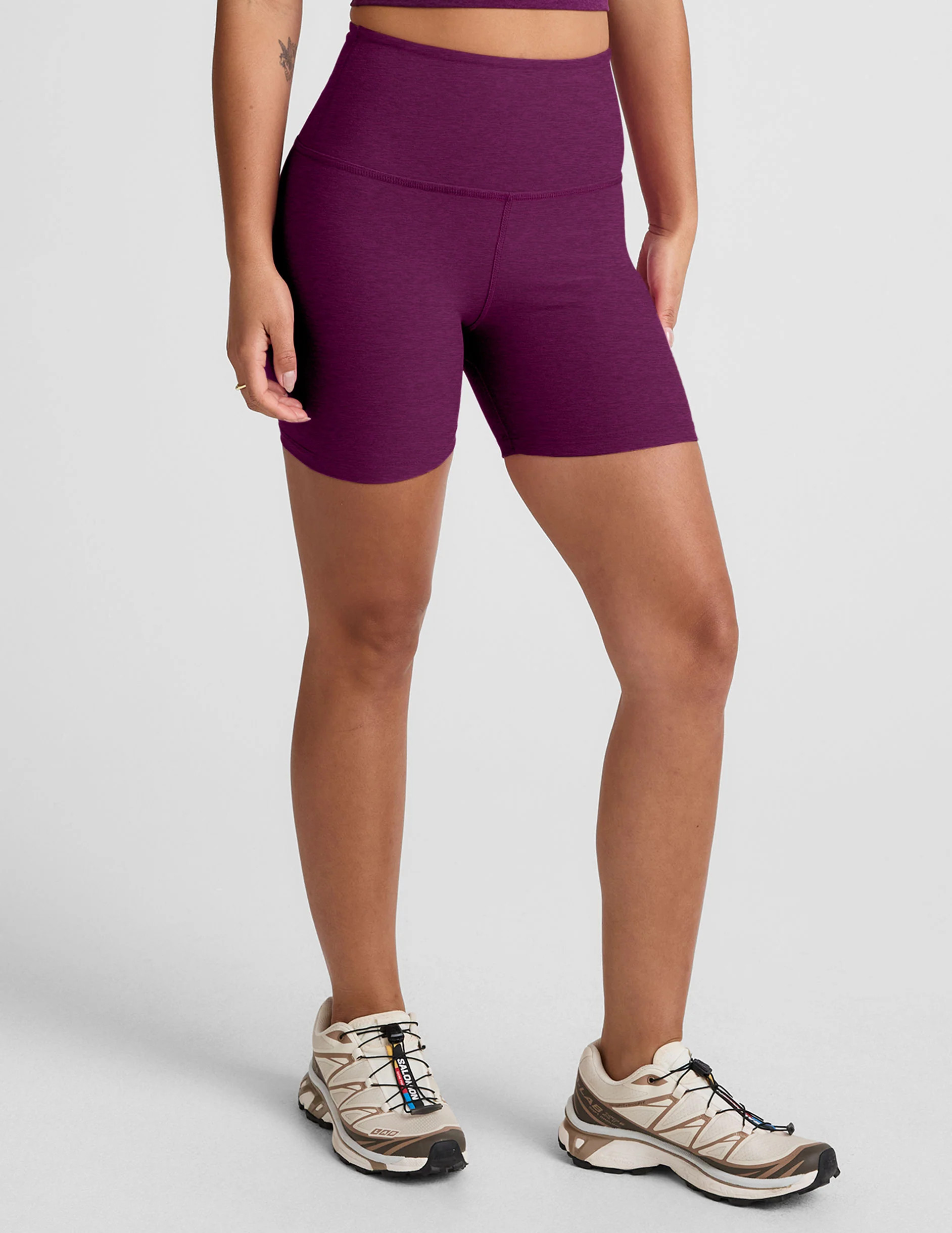 Spacedye Keep Pace 5" Biker Short | Beyond Yoga | Beyond Yoga