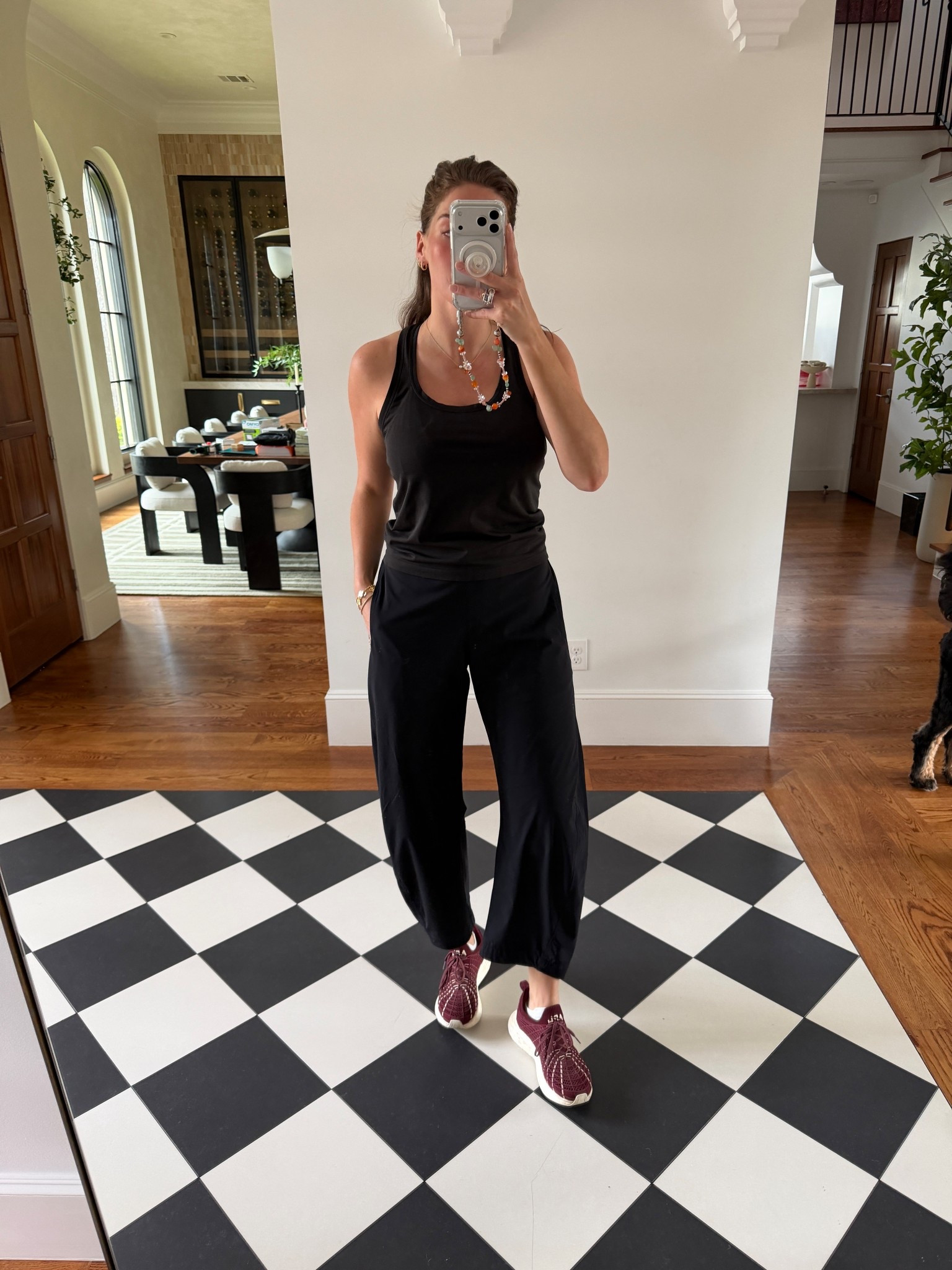These lightweight @Ruti work pants are SO good and currently on sale still.

Wrinkle free, stretchy, and actually look put together while feeling like loungewear.

Great for travel - easy to wear on the plane and perfect to pack for a versatile pant. I’m grabbing the brown next while they’re on sale!

#LTKSaleAlert #LTKActive #LTKootd