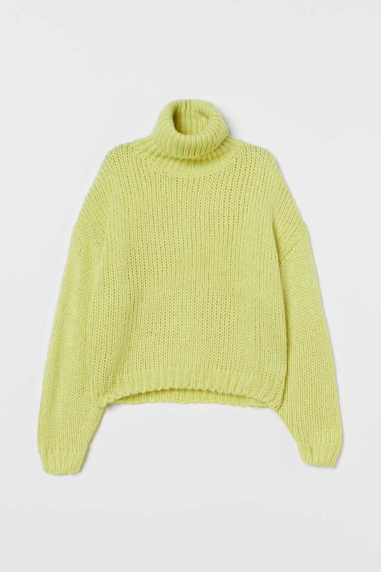 Chunky-knit Turtleneck Sweater | H&M (US + CA)