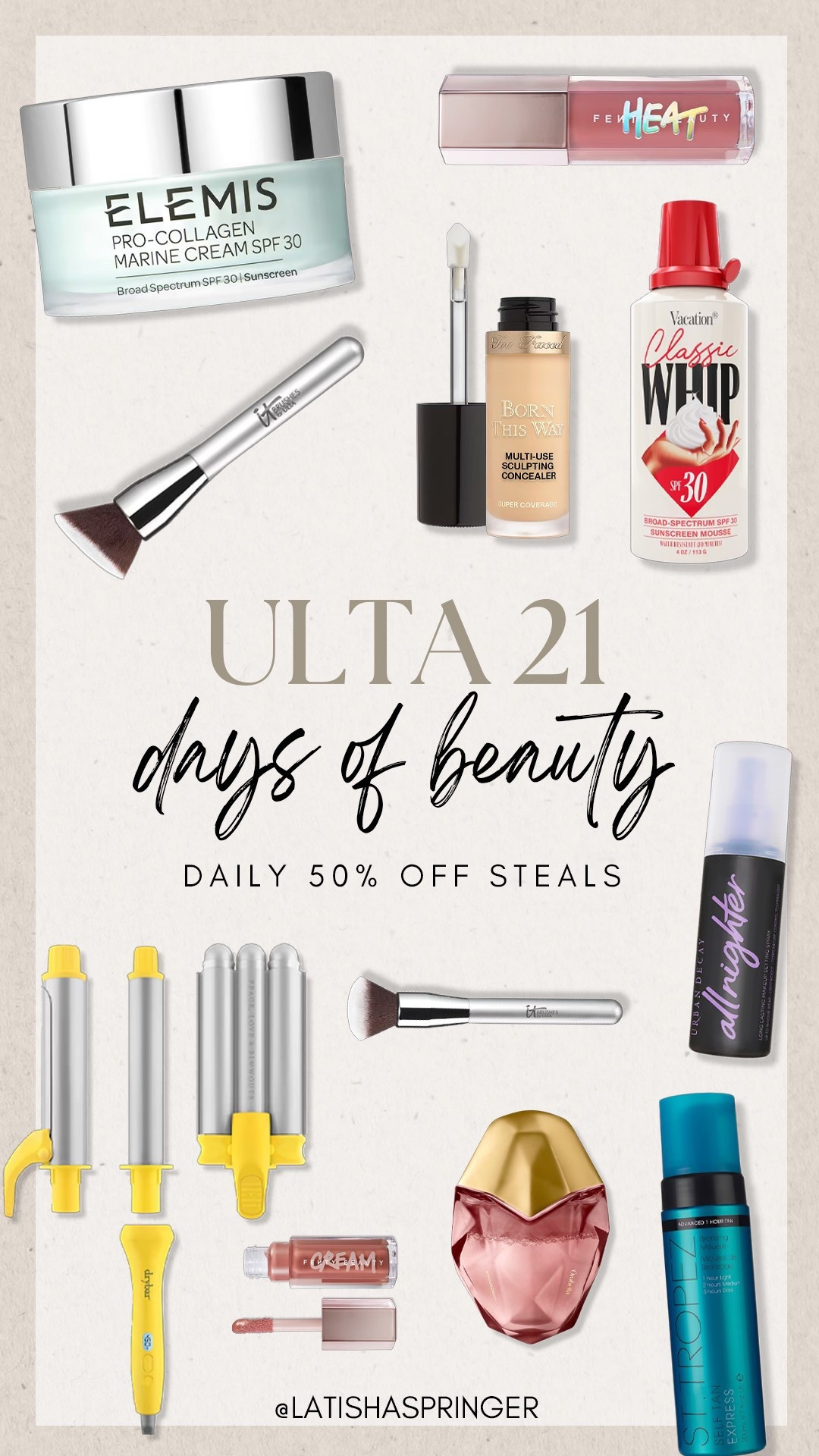 Today’s Ulta 21 days of beauty deals! 

#ulta



#LTKSaleAlert #LTKBeauty #LTKFindsUnder100