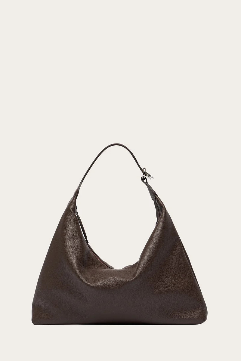 Pillow Shoulder Bag Dark Brown | LITTLE LIFFNER