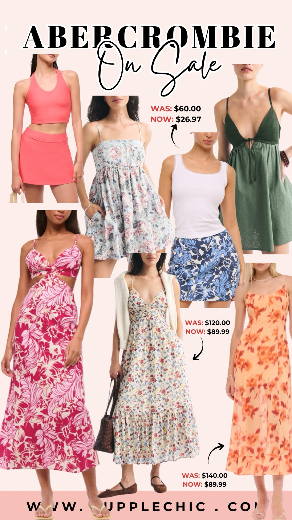 Last day of Abercrombie's 20% off sale! Shop my favorite summer dresses, matching sets, vacation outfits, and everyday essentials before prices go back up. #AbercrombieSale
#AbercrombieStyle
#SummerDress
#VacationOutfits
#SummerFashion
#FloralDress
#LTKSaleAlert
#LTKStyle
#VacationStyle
#FashionFinds

#LTKSaleAlert #LTKSeasonal #LTKootd