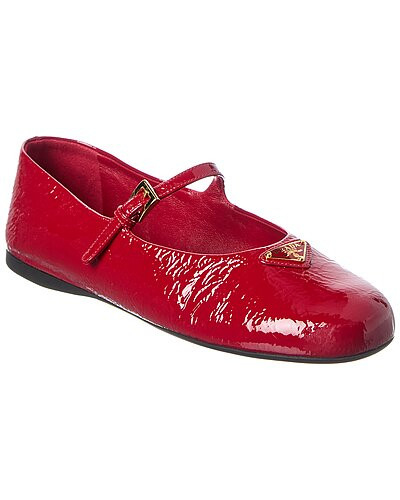 Logo Leather Ballerina Flat | Gilt & Gilt City