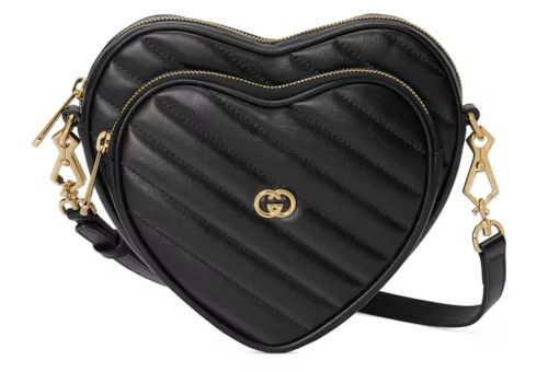 Interlocking G mini heart shoulder bag | Gucci (US)