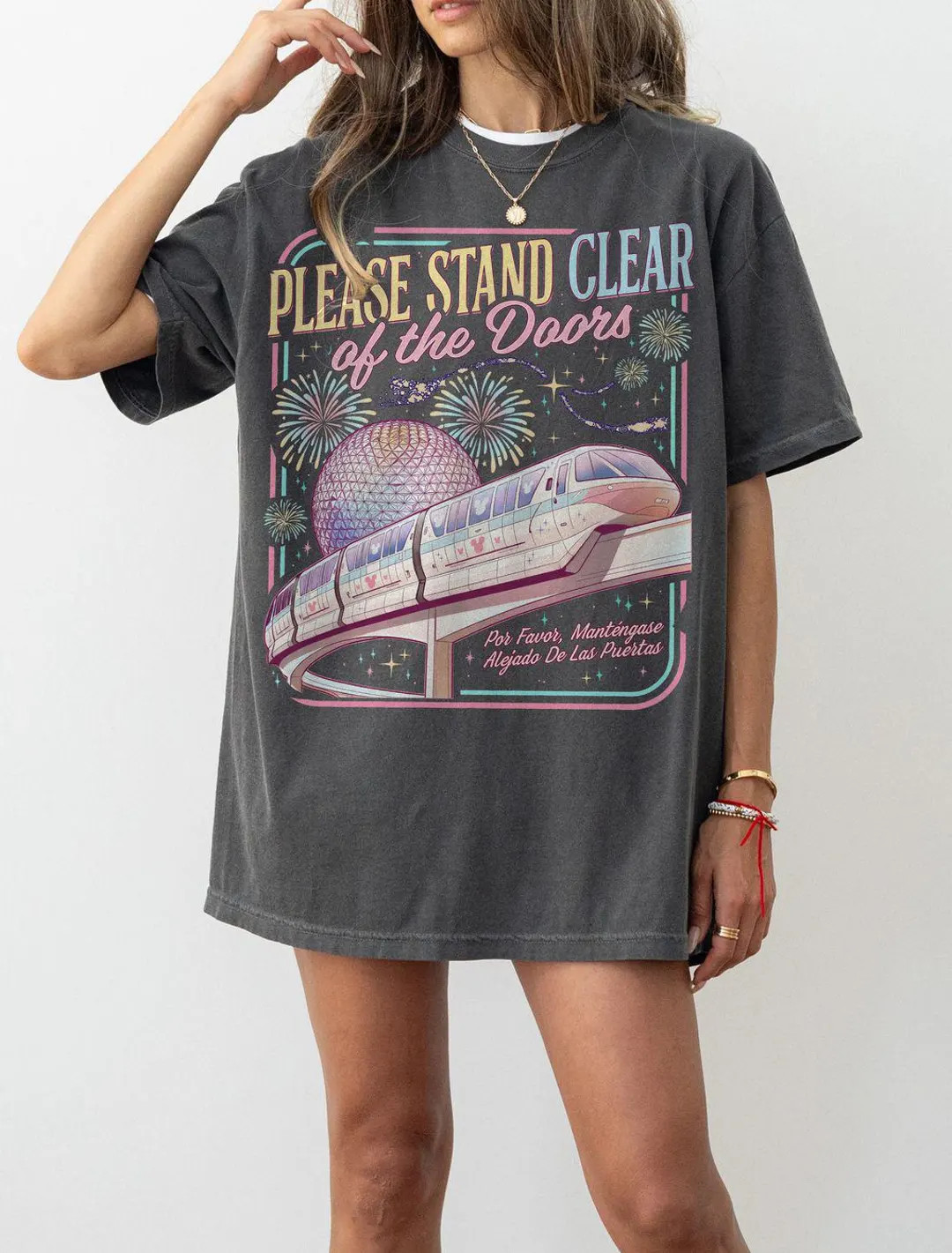 Please Stand Clear of the Doors Shirt, Disney Monorail Comfort Colors Tee, WDW Family Trip Vacati... | Etsy (US)