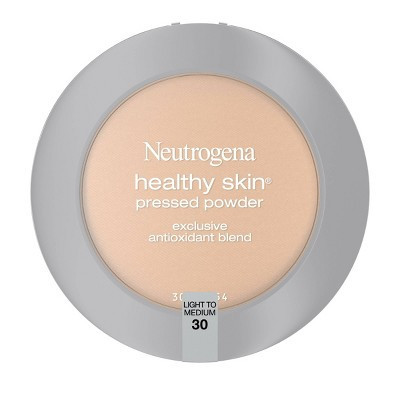 Neutrogena Healthy Skin Pressed Makeup Powder Compact with Antioxidants & Pro Vitamin B5 to Even Skin Tone - 30 Light to Medium - 0.34oz | Target