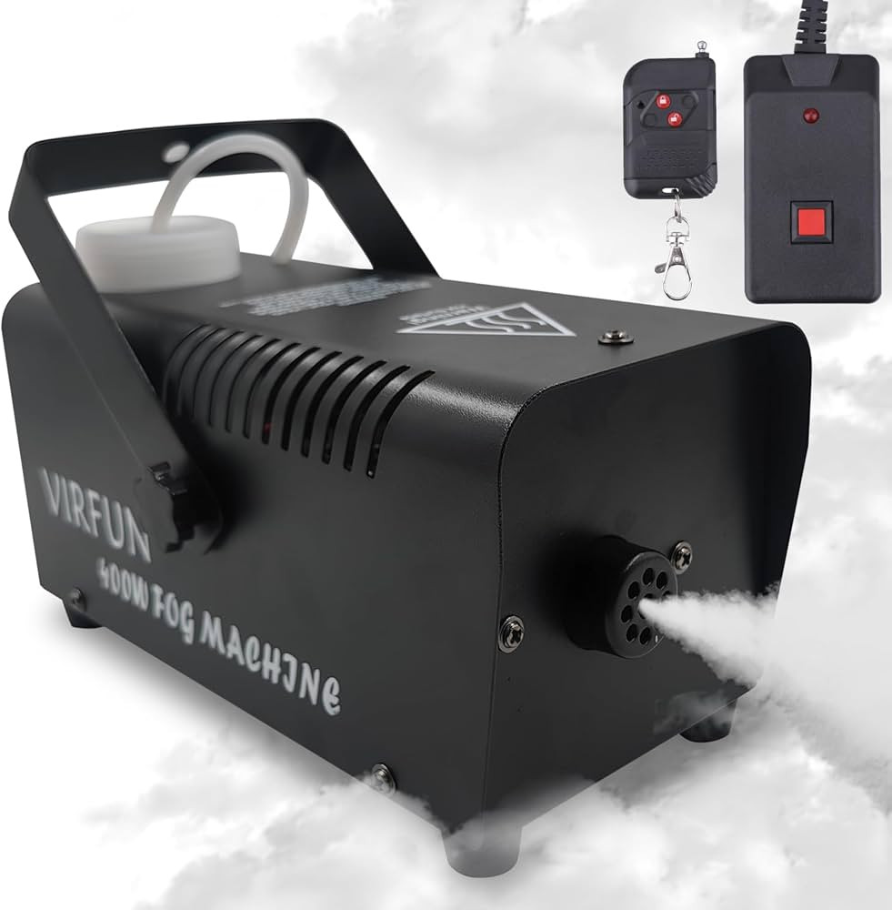 Fog Machine, Smoke Machine with Wireless&Wired Remote Control for Parties Halloween Wedding and S... | Amazon (US)