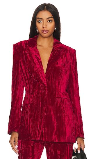 Imann Blazer in Chinese Red | Revolve Clothing (Global)