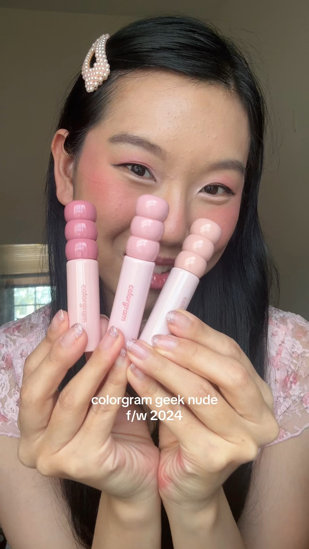 cologram geek nude f/w 2024 now available on olive young!! 

so glad colorgram released more muted shades of their iconic fruity glass tints 🍎🍐🍊

colorgram fruity glass tint 
tanghulu tangle tint
colorgram lip tint 
colorgram fruity glass gloss
colorgram gloss
swatches on light medium skin tone
탕후루 탱글
00 pearl gloss
13 shy pear
14 sulky lychee
15 satisfied fig
colorgram geek nude
colorgram fw2024
new kbeauty
fall lip tints
korean lip tints
mlbb neutral lip tints
korean makeup
picky creators picky plus program
zerobaseone colorgram ambassador
olive young
new makeup at olive young
olive young code

#LTKBeauty #LTKSaleAlert #LTKFindsUnder50