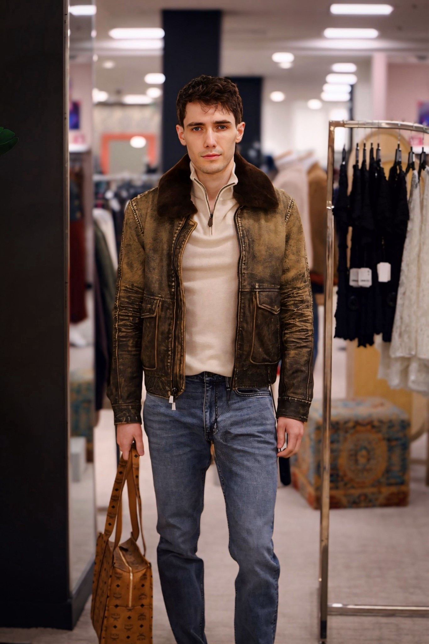 Nothing beats a stylish bomber for winter and the quarter zip is now. Found at @bloomingdales 

#LTKSeasonal #LTKGiftGuide #LTKMens