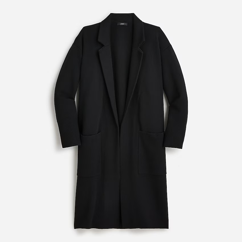 Ella open-front long sweater-blazer | J. Crew US