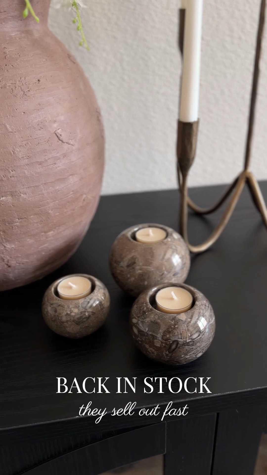 These gorgeous marble TEALIGHT holders are back in stock. They have other colors available too! They sell out super fast though because they’re only $20 for the set!! Better snag them while you can! 


#LTKmomlife #LTKHome #LTKSaleAlert