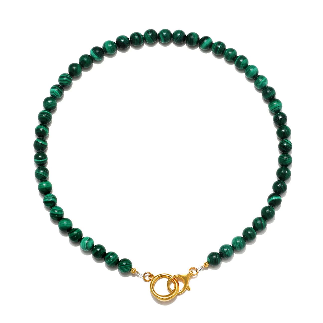 Malachite Beaded Necklace | Sequin