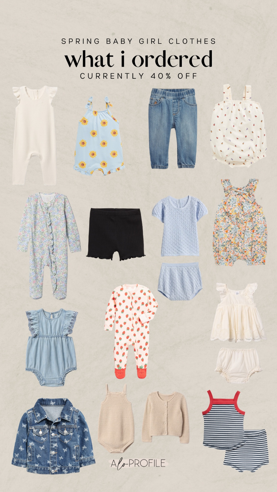 Baby clothes for spring I bought while they are on sale! 

#LTKBaby #LTKSaleAlert