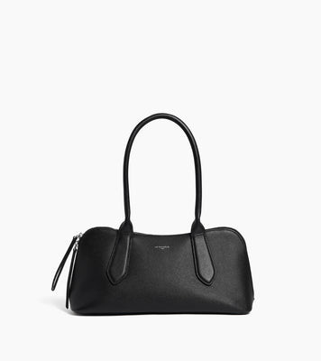 Apolline bowling bag in grained leather | Le Tanneur
