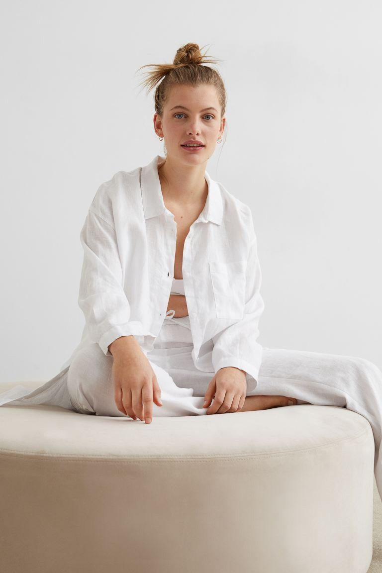 Washed Linen Nightshirt | H&M (US + CA)