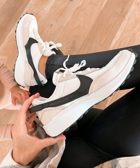 Women’s Nike sneakers neutral black white shoes 