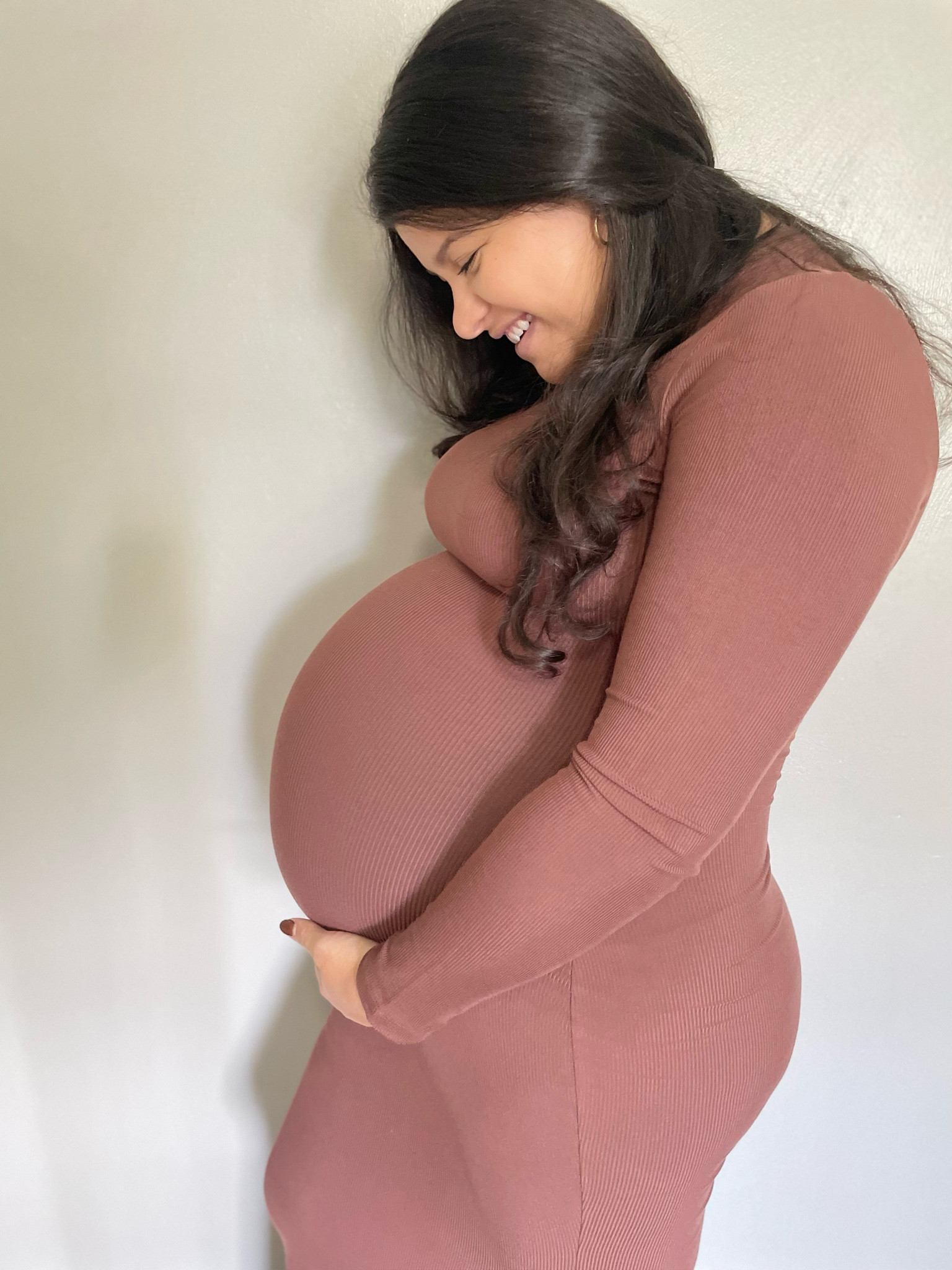 Bump friendly nice Super Pregnant comfy dress size large

#LTKbump