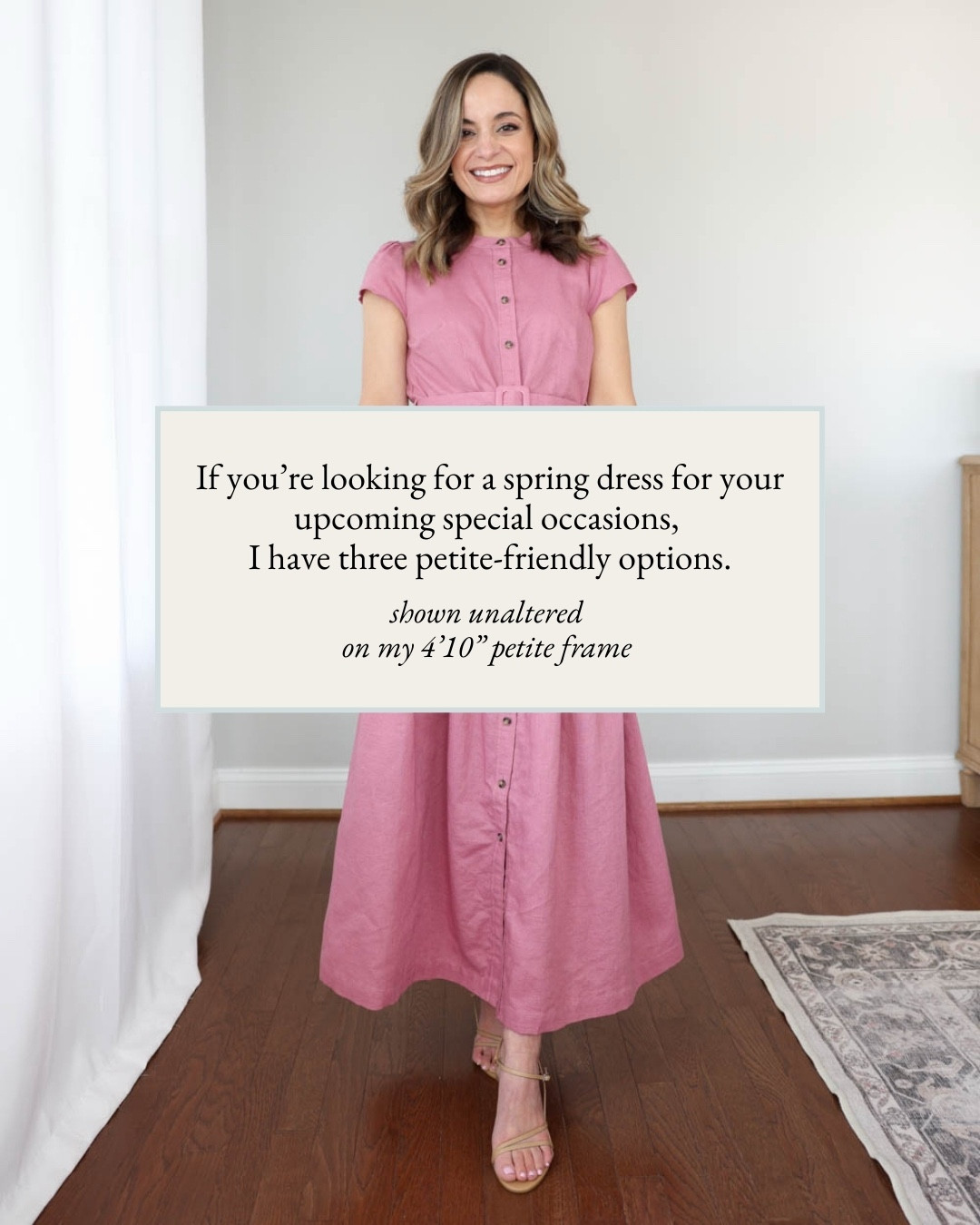 Three dresses from @boden that I think could be perfect for upcoming spring occasions. #ad

Whether you need a dress for a party or a holiday, these three make a statement. I’m sharing the fit of all of them unaltered on my petite 4’10” frame. 

Mae Dress: Petite 0 
Arabella Dress in Linen Blend: Petite 0 
Arabella Dress in Cotton: Petite 0 

#bodenpartner 

#LTKPetite