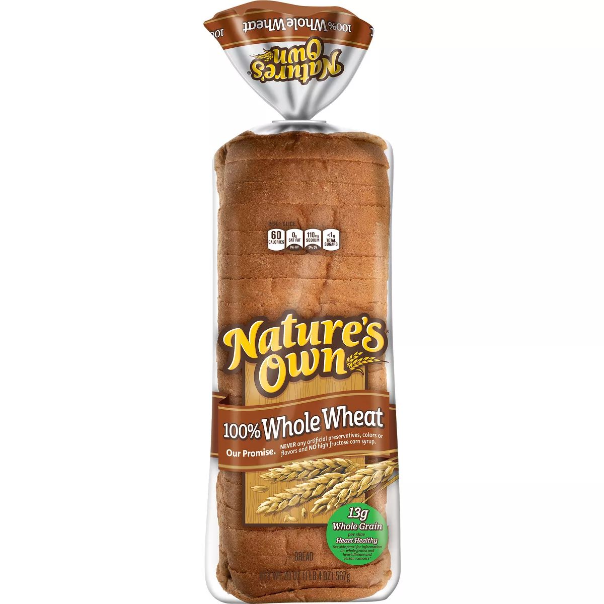 Nature's Own 100% Whole Wheat Bread - 20oz | Target