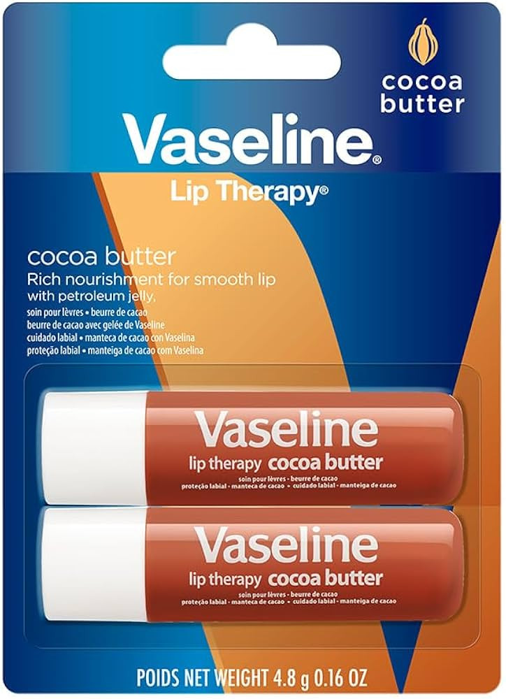 Vaseline Lip Therapy Cocoa Butter Twin Pack | Amazon (US)